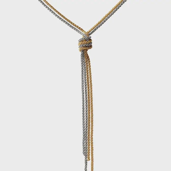 Silver/Gold Knaughty Necklace