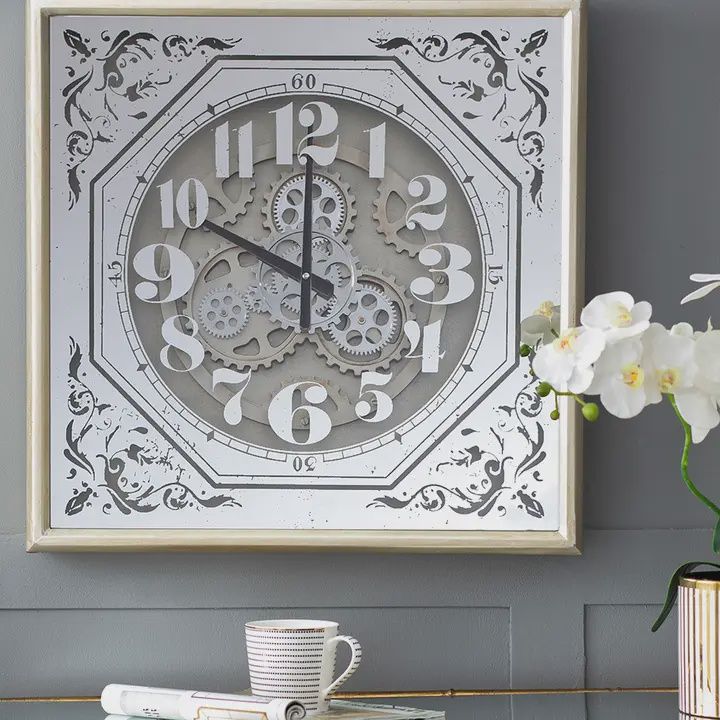 Steampunk Gears Wall Clock