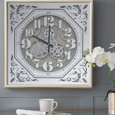 Steampunk Gears Wall Clock