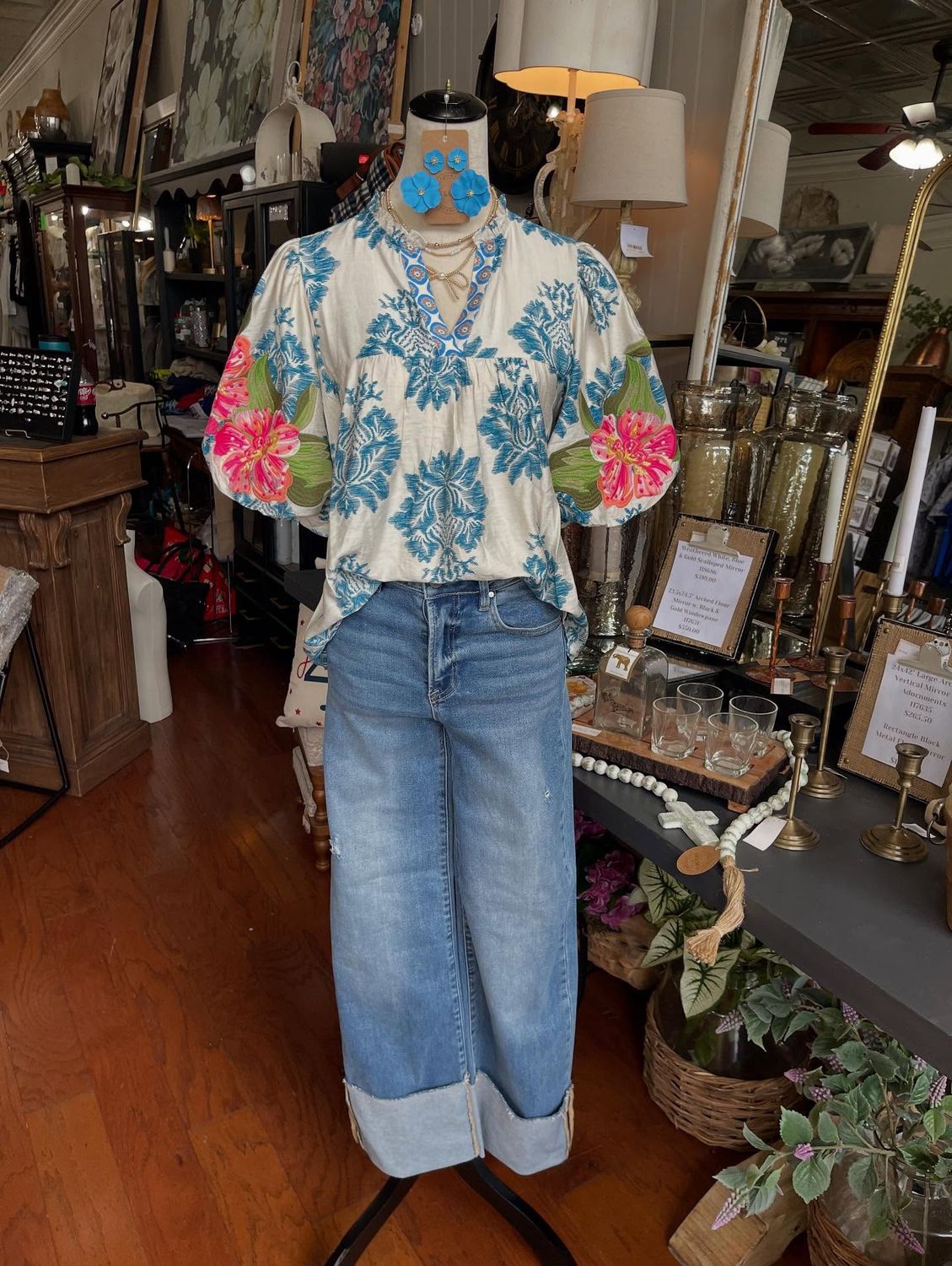 Hibiscus Blouse