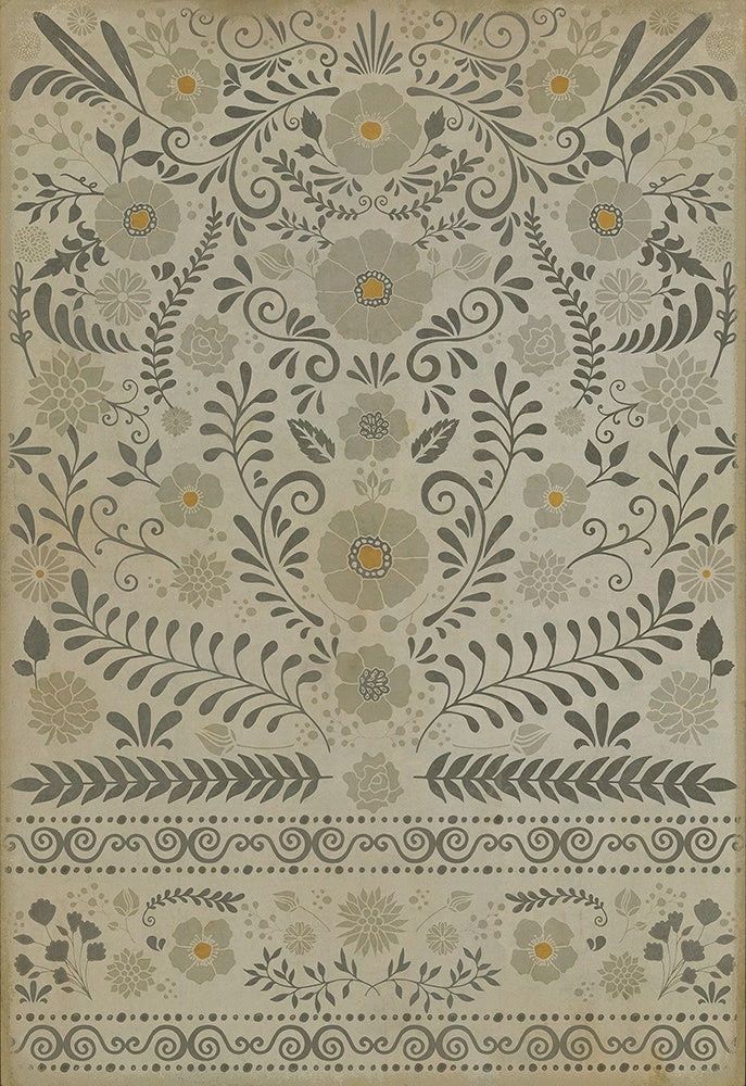 Yellow White Vintage Pattern 36 Common Sense 52x76