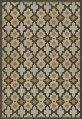 Yellow White Vintage Pattern 31 Rajha