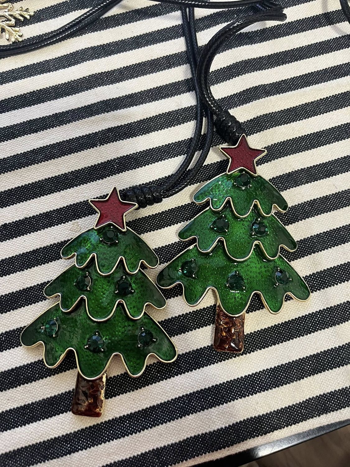 Christmas Necklaces, Colour: Green Tree