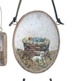 Mango Wood Nativity Ornaments