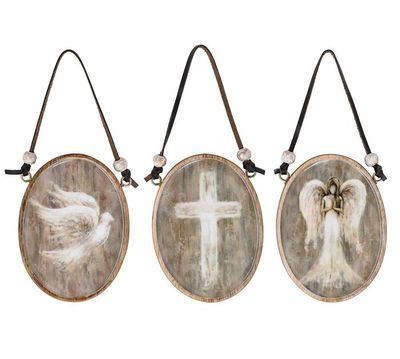 Religious Mango Wood Ornament