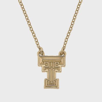 Texas Tech 24K Gold Plated Delicate Necklace