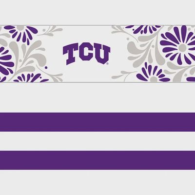 TCU Floral 1.5&quot; Purse Strap