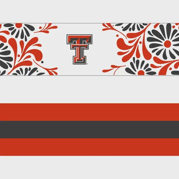 Texas Tech Floral 1.5&quot; Purse Strap
