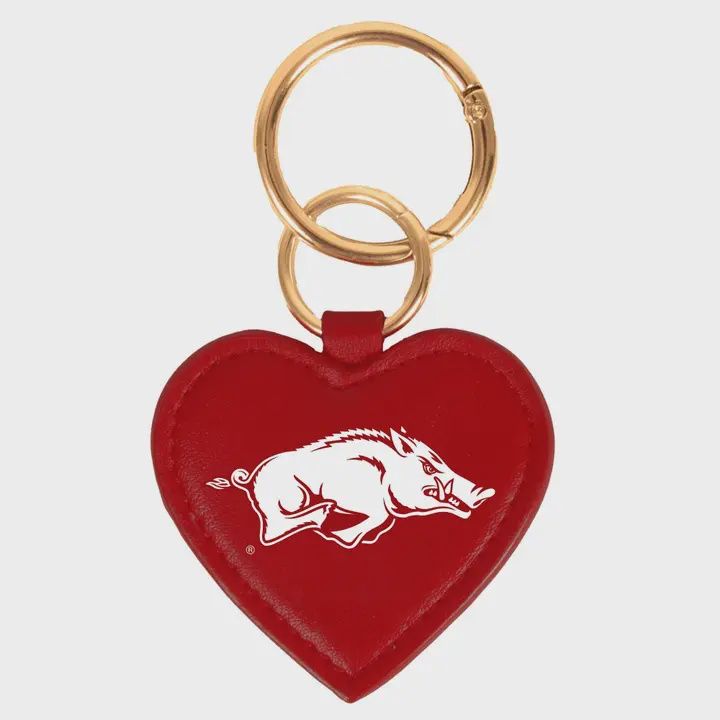 Arkansas Razorback College Keychain