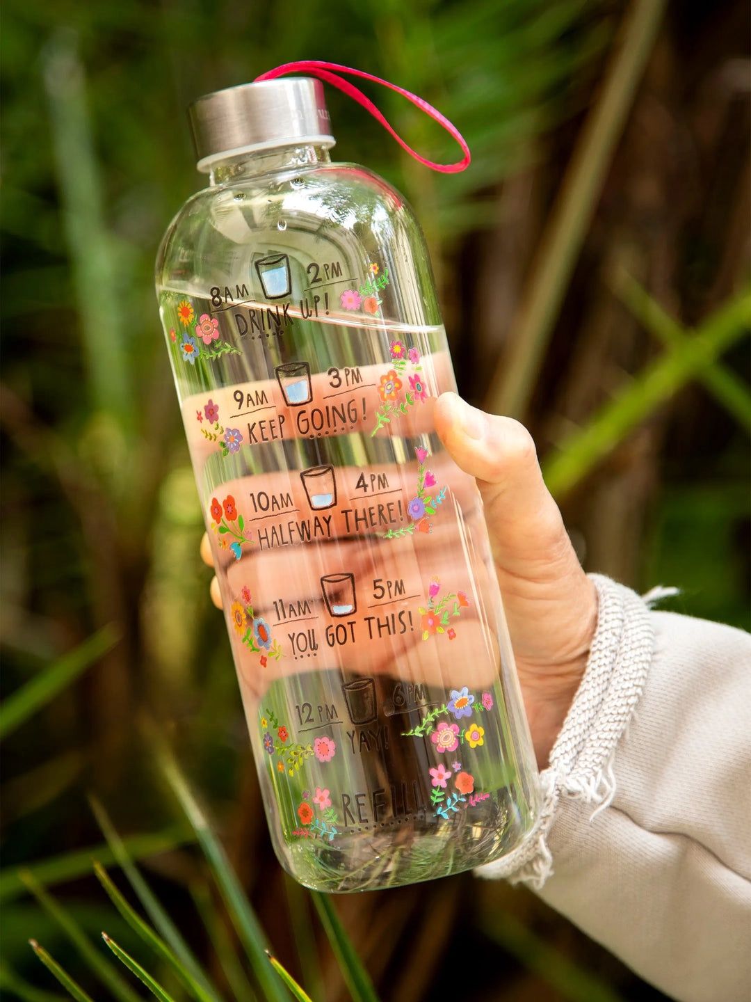 Natural Life Glass 32oz Water Bottle