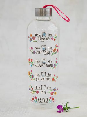 Natural Life Glass 32oz Water Bottle