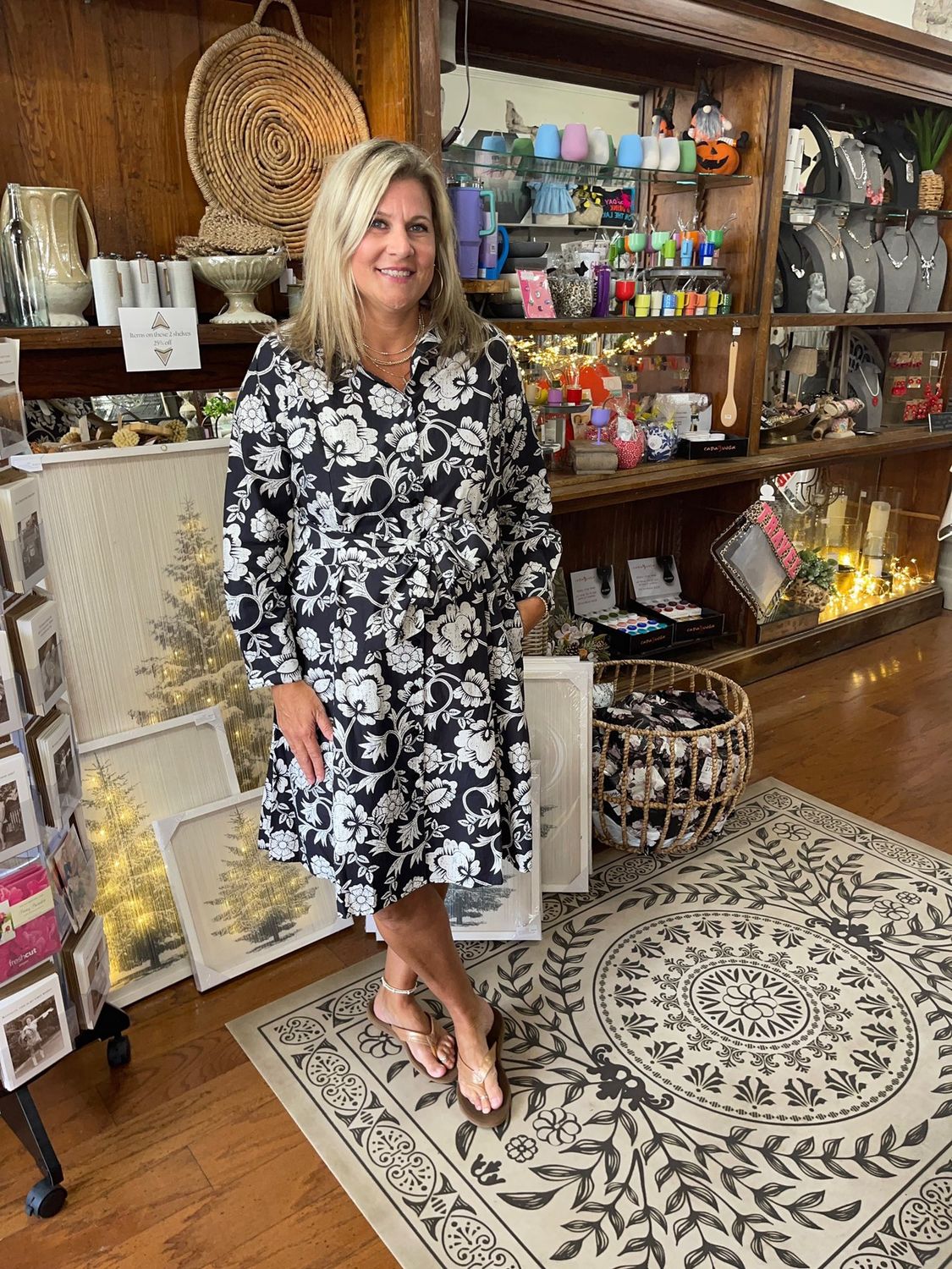 Harvest Floral Orchard Dress