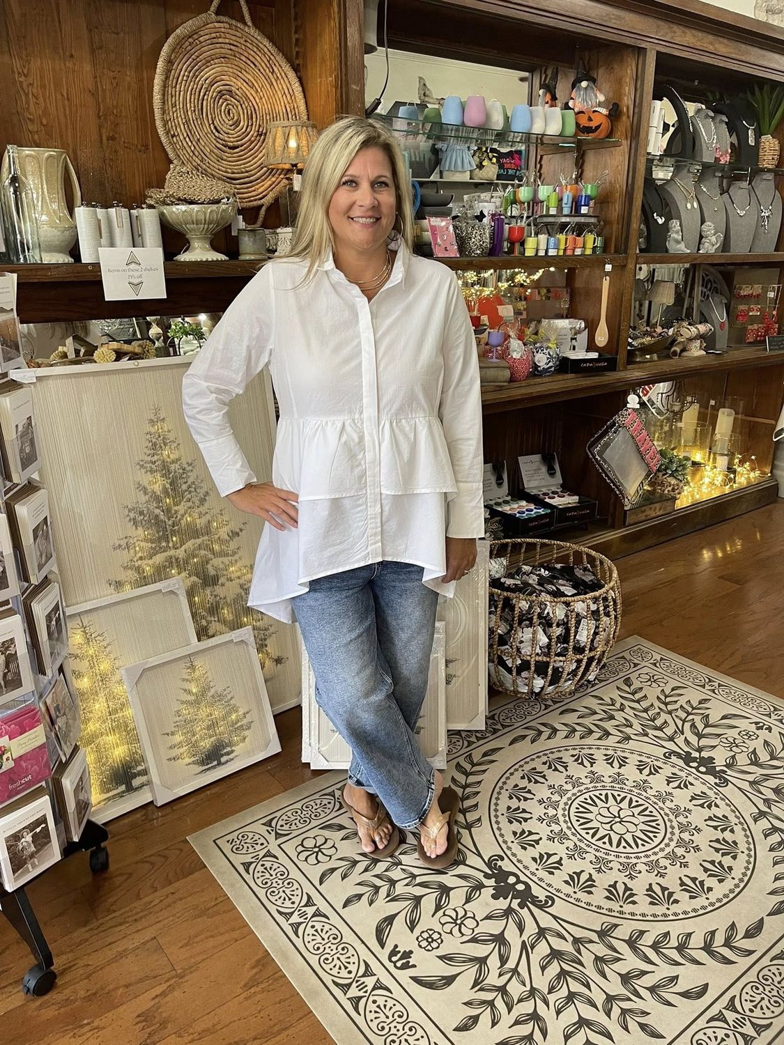 Diana Long Skirt Blouse