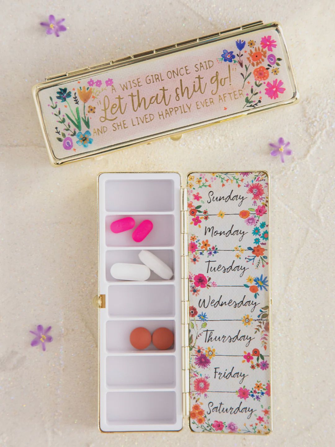 A Wise Girl Daily Pill Organizer
