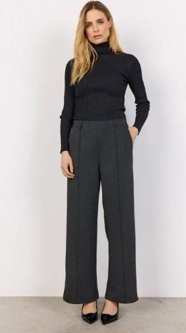 Wide Leg Seam Pants