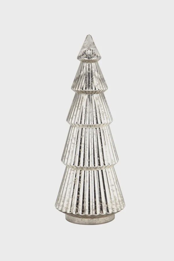 Mercury Glass Tree, Size: 21.5&quot; H