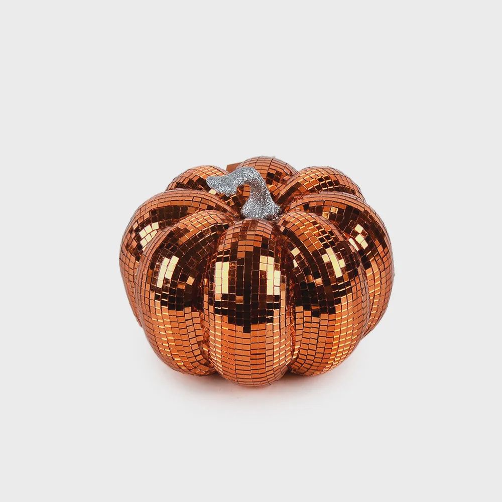 Disco Ball Pumpkin Short