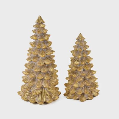 Gold Distressed Tree