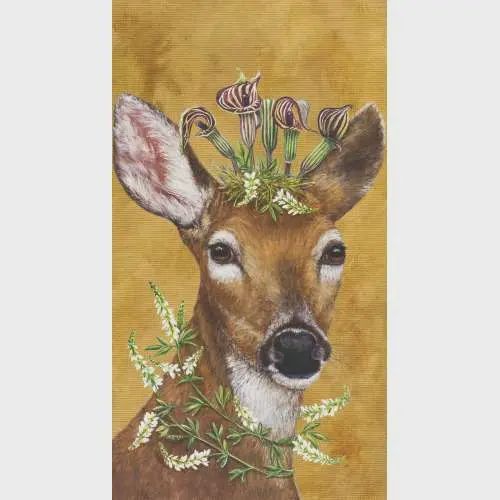 Woodland Princess Deer Guest Napkin