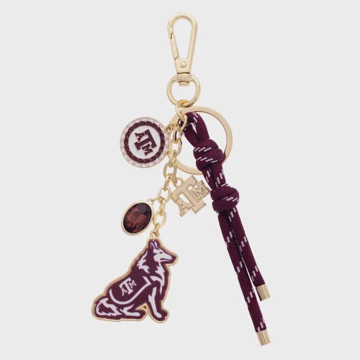 Texas A&amp;M Aggies Charm Keychain