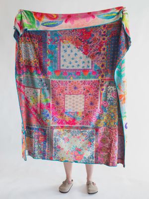 Let Them Nap Double Sided Cozy Throw Blanket