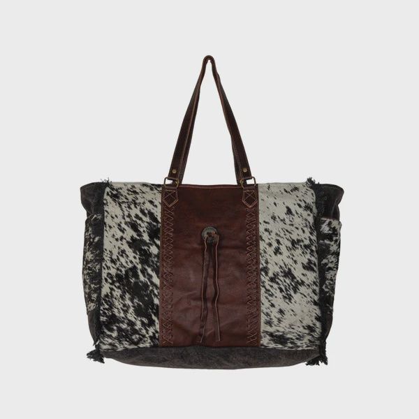 S-7372 Rosalinda Cross Stitched Weekender Bag