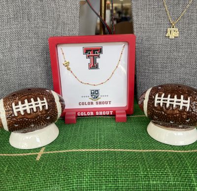 Texas Tech 18K Side Necklace