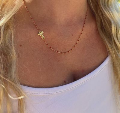 Texas Tech 18K Side Necklace