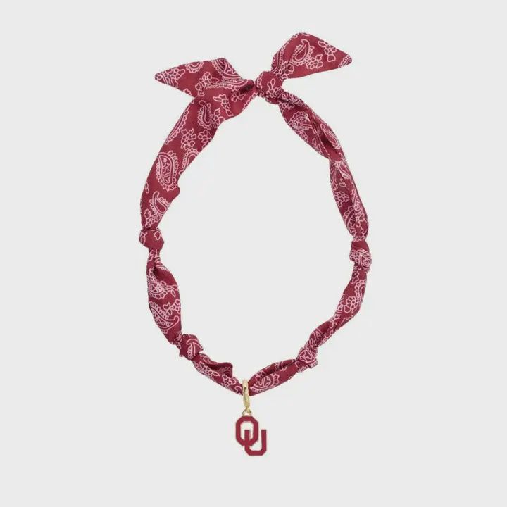 Oklahoma Sooners Logo Bandana Necklace