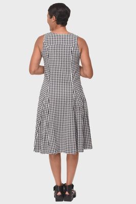 Big Indy Check V-Neck Dress