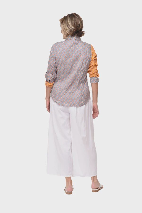 Gretchen Ginko Patchwork Blouse