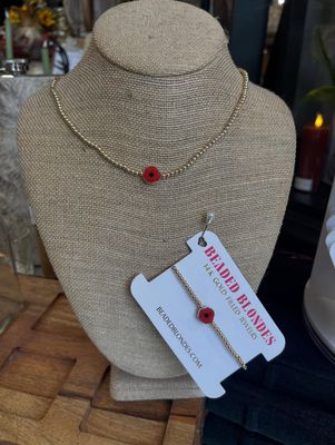 Poppy 3MM Gold 18&quot; Necklace