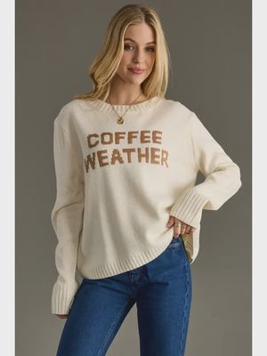 Ivory Coffee Weather Sweater