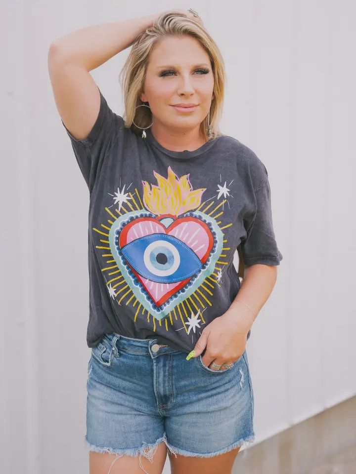 Eye-conic Heart Tee
