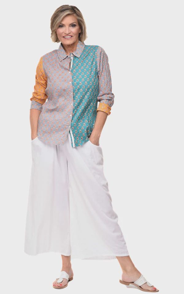 Gretchen Ginko Patchwork Blouse