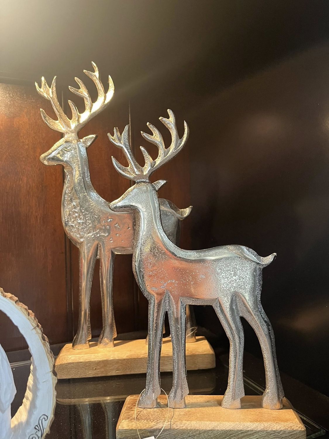 Midnight Shimmer Deer on Stand