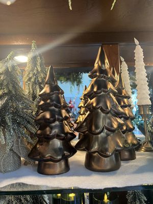 Short Bronze Porcelain Tree