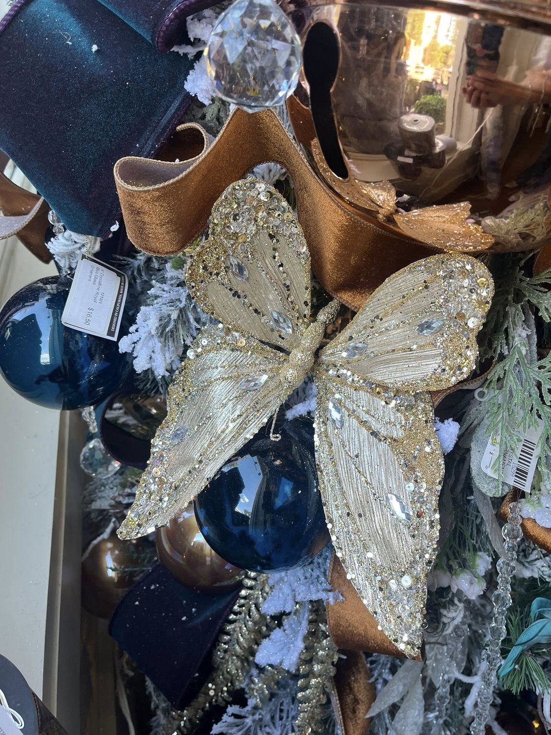 Victorian Gold Butterfly