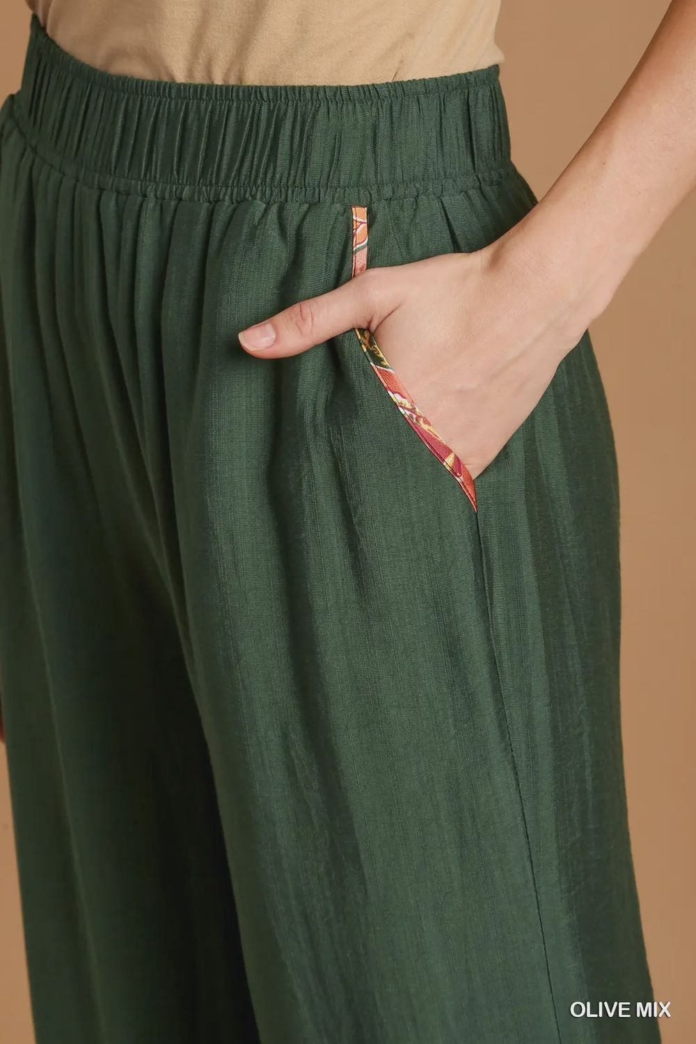 Boho Flare Paisley Hem Pant