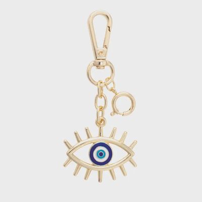 Gold Evil Eye Pendant Keychain