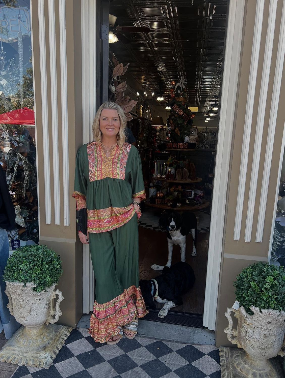 Boho Flare Paisley Hem Pant