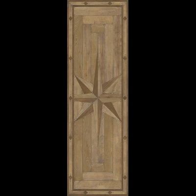 Williamsburg 18th Century Joinery Woodworking 36×115 Vinyl Runner Rug