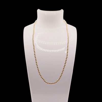 4MM Gold Beaded 16&quot; Necklace