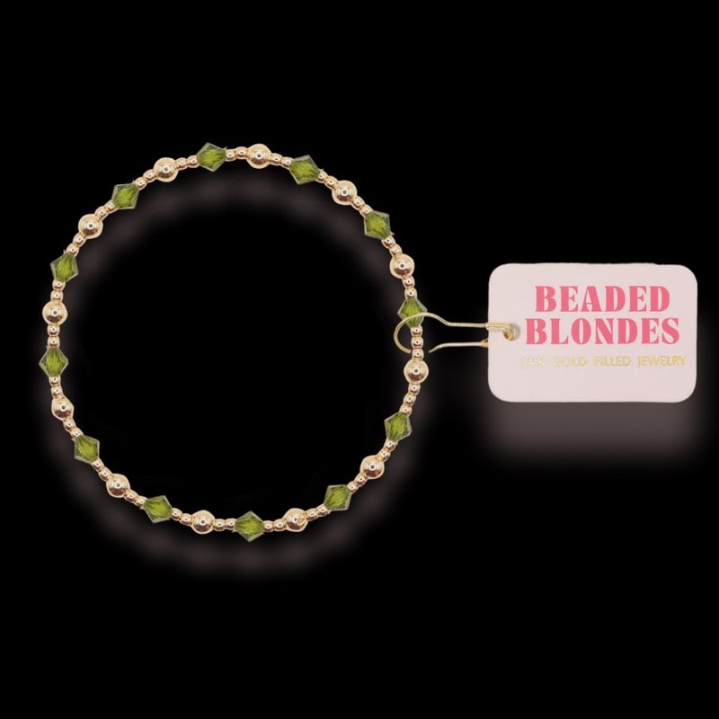 Olive Green June Bracelet