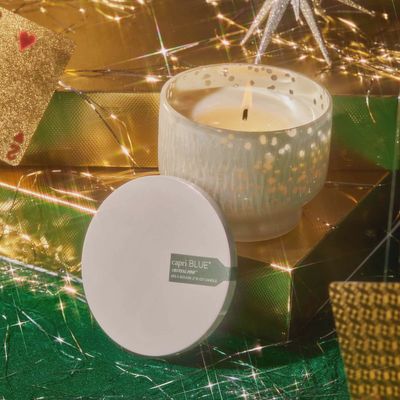 Crystal Pine Mercury Etched Inverted Jar