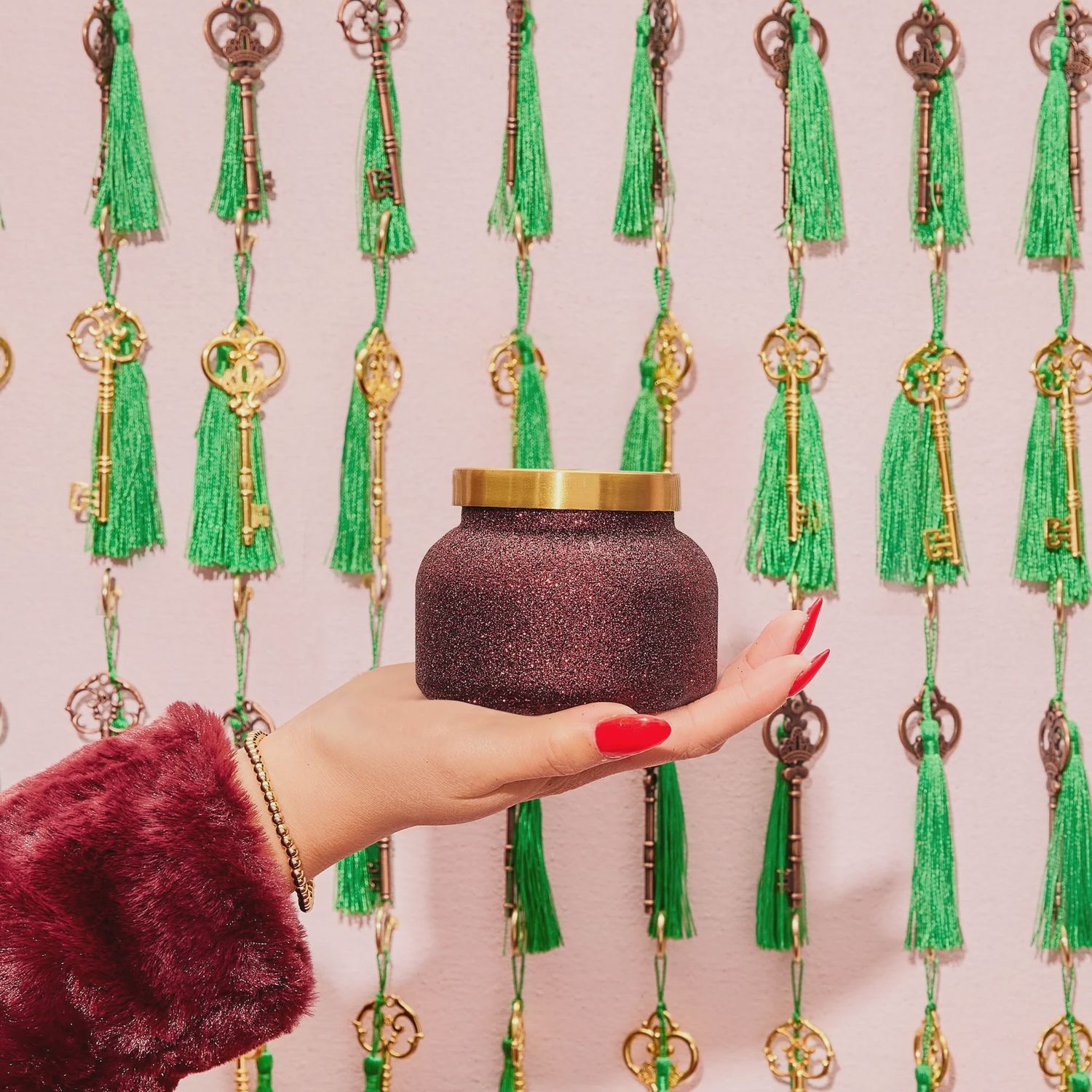 Tinsel &amp; Spice Glam Candle