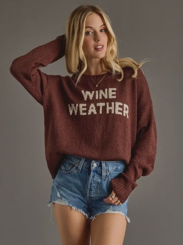 Dark Brown Lightweight Wine Weather