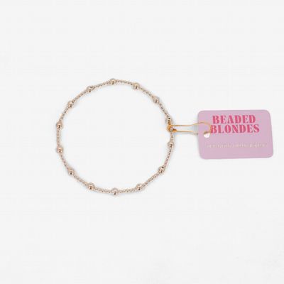 Beaded Blondes June Bracelet Gold