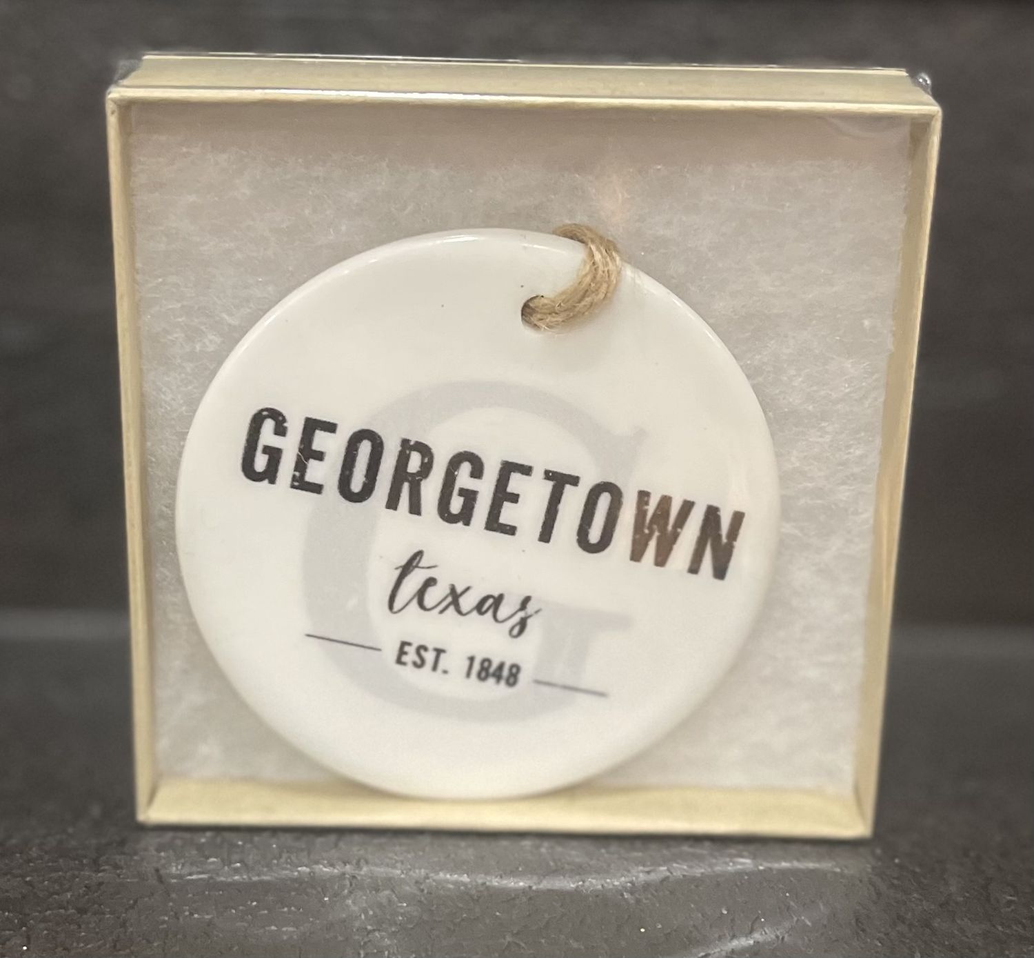 Georgetown, TX Ornament w/G