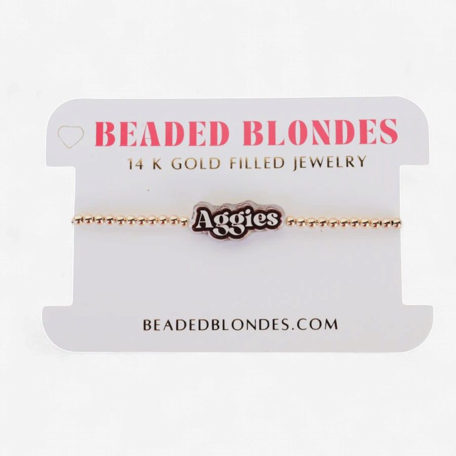 Aggies Gold Bracelet